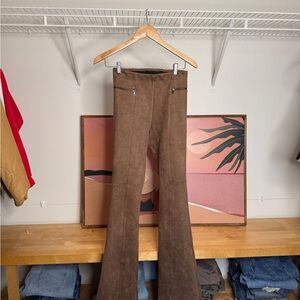 BCBG Brown Flared Trousers